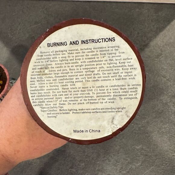 Folk Art Resin Snowman Candle Holders Set of 2 - Picture 8 of 9